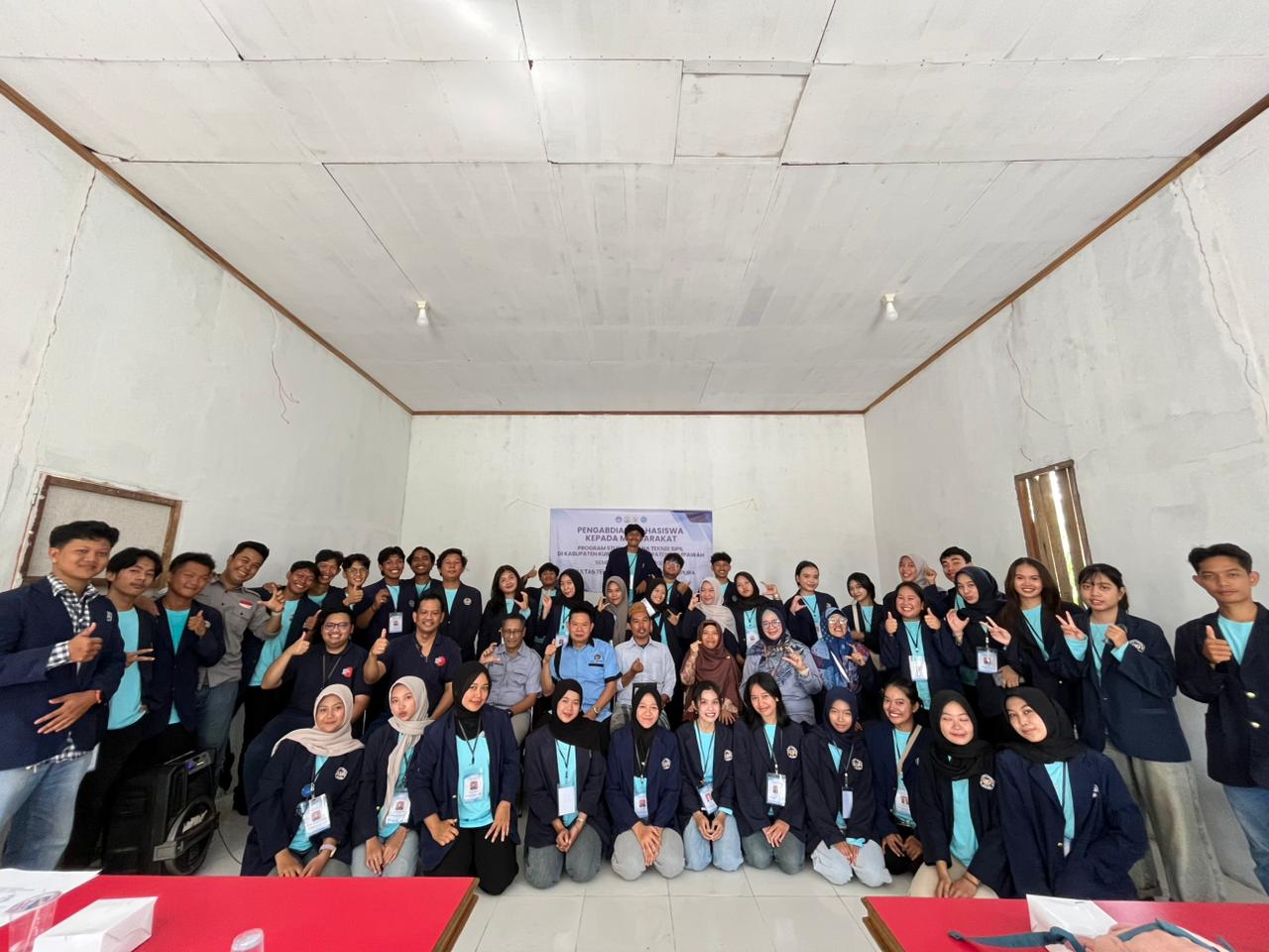 Penjemputan Mahasiswa KKL Fakultas Teknik Sipil Universitas Tanjungpura di Desa Sungai Malaya